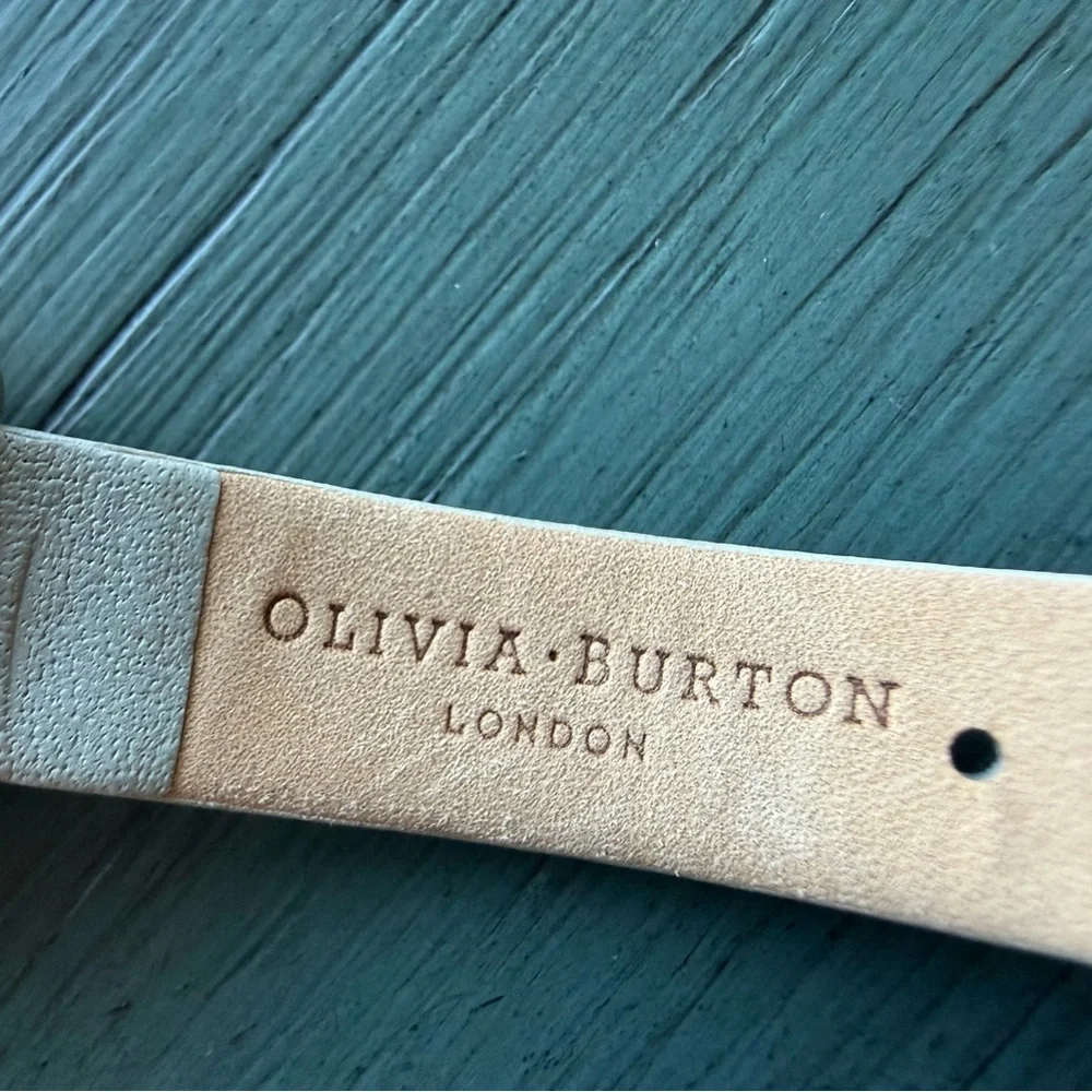 Olivia Burton 3D bee watch rose gold taupe leather